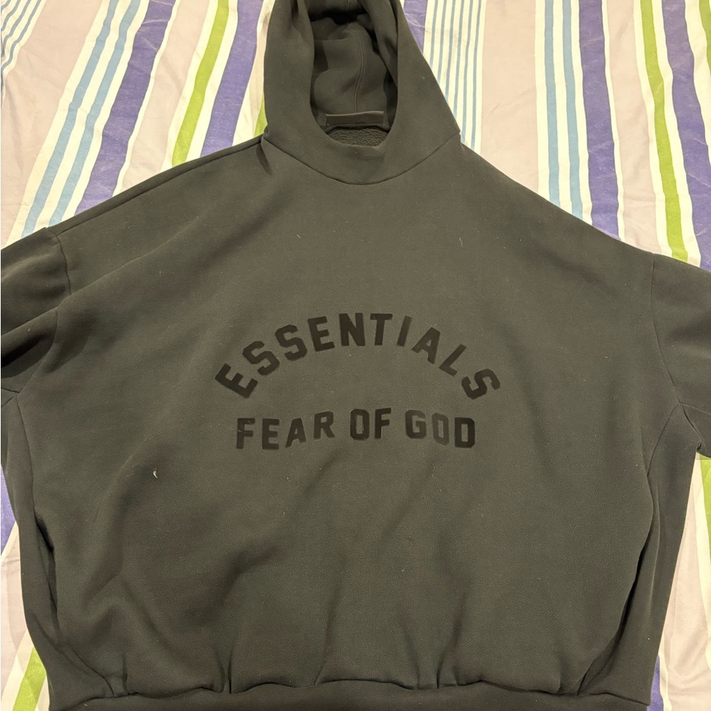 Fear of God Essentials Black Hoodie